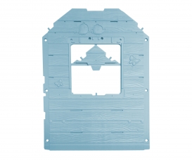 Mur Cote + Pignon Bleu 2205 Recycle