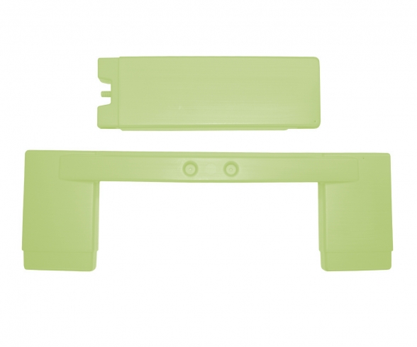Pieds Table+Banc Recycl? Vert 7492 Gpp