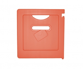 Portillon Treillis Recyclé Rouge 7598