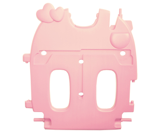 Facade Salle De Bain Bn Recyclé Rose 4065