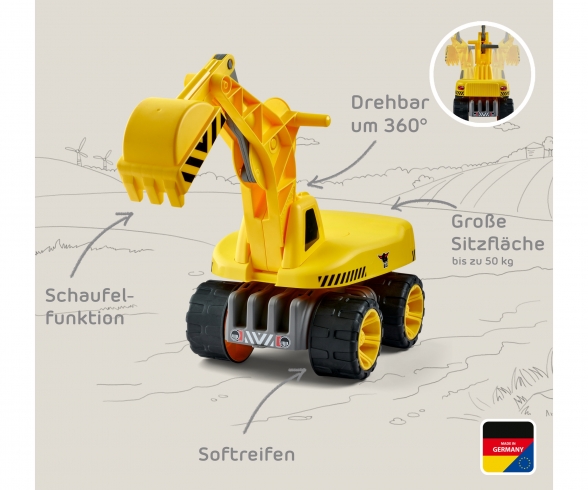 BIG Power Worker Maxi Digger BIG Power Worker Maxi Digger