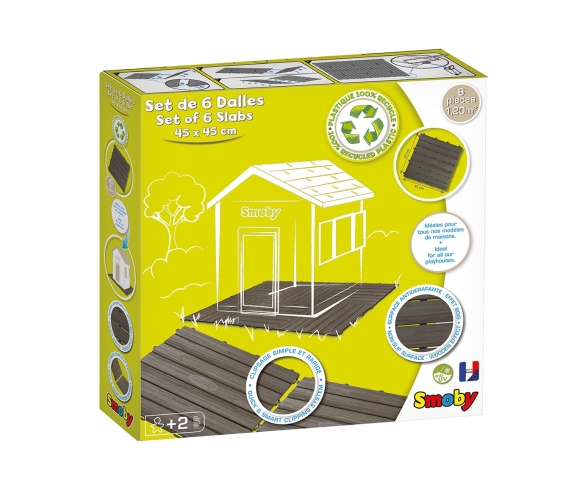 SET DE 6 DALLES 45 x 45 CM SET DE 6 DALLES 45 x 45 CM