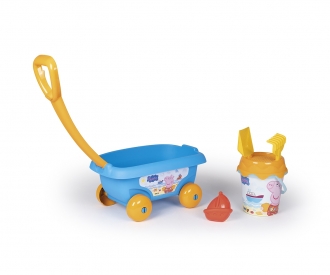 PEPPA PIG GARNISHED BEACH CART 867021 Beach Sand toys Sand