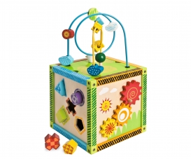 Eichhorn Color SteckspielHolzspielzeugBaby Spielzeug ab 12 Monate 