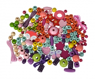 EH Wooden Bead Set Letters