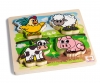 Eichhorn Feel-Puzzle with Fabric, 5 pcs.