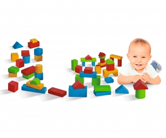 EH Coloured Wooden Blocks Baby