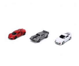Fast & Furious 3er-Pack Nano Cars Wave 4
