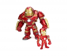 Marvel 6" Hulkbuster+2" Iron Man Metallfigur
