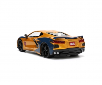 Marvel X-Men Wolverin Chevy Corvette 1:24