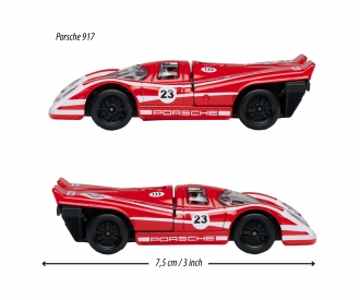 Vintage Porsche 917 + Sammelkarte