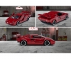 Vintage Lamborghini Countach + carte à collectionner Vintage Lamborghini Countach + carte à collectionner