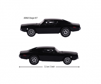 Vintage Dodge Charger R/T, black