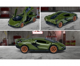 Deluxe Car Lamborghini Sian + Sammelbox
