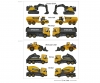 Volvo Construction 3 Pieces Set, 2-asst. Volvo Construction 3 Pieces Set, 2-asst.