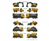 Volvo Construction 3 Pieces Set, 2-asst. (delivery 1 set only)