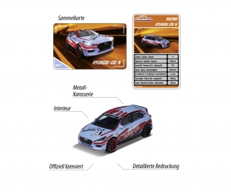 Racing Hyundai i30N + carte à collectionner