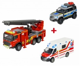 Majorette Emergency Vehicles Bundle