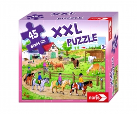 big-sized jigsaw puzzle pony farm
