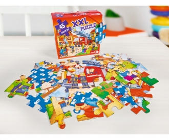 big-sized jigsaw puzzle fire station 45