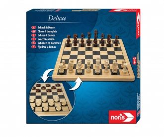 Abbey Game Schachbrett 41x41cm Holz Dame Spielbrett Schachspiel Schach Brett 
