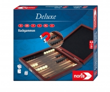 Deluxe magnetic Backgammon in wooden box