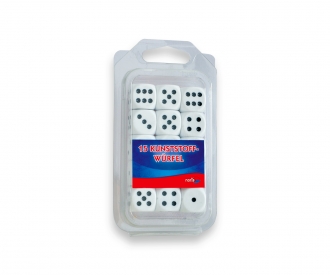 15 Plasticdice white