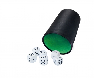 Dicecup with 6 dices