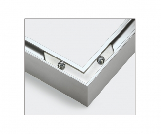 Cadre en aluminium Quattro 18 x 24 cm – argenté mat