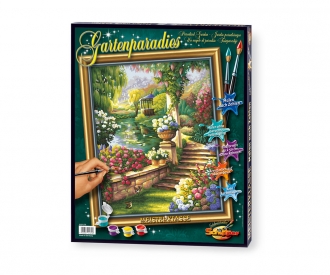 Garden paradise - painting by numbers