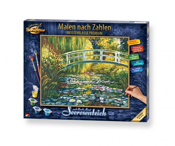 Seerosenteich nach Claude Monet (1840-1926) Malen nach Zahlen online