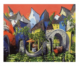 Holiday Memories - based on Miguel Freitas - painting by numbers Holiday Memories - based on Miguel Freitas - painting by numbers