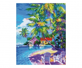 Sunny Caribbean - painting by numbers