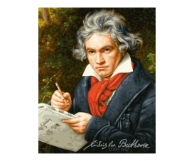 Ludwig van Beethoven (1770-1827) Malen nach Zahlen Ludwig van Beethoven (1770-1827) Malen nach Zahlen