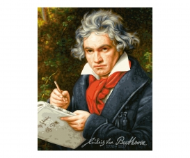Ludwig van Beethoven (1770-1827) - painting by numbers