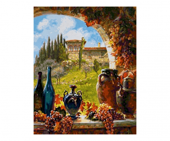 Schipper 609130840 Wein aus der Toskana Malen nach Zahlen 