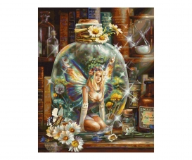The Butterfly fairy - painting by numbers