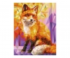 Fox - Polygon-Art - painting by numbers