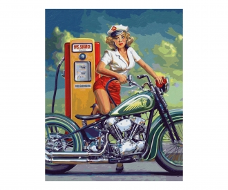 Route 66 - painting by numbers