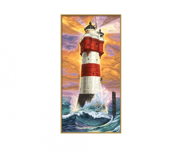 Red Sand Lighthouse - painting by numbers
