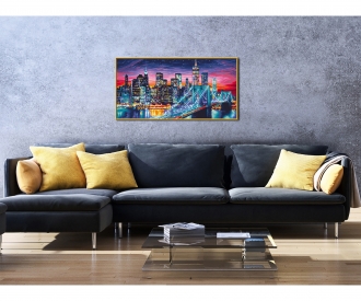 Manhattan at Night 2 - peinture par numéros