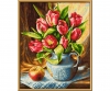 A bunch of tulips - painting by numbers