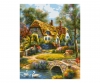 Old English Cottage - painting by numbers