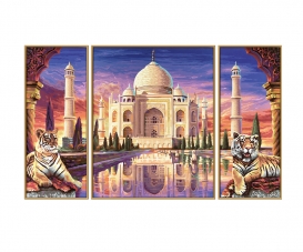 Taj Mahal – Denkmal ewiger Liebe Malen nach Zahlen