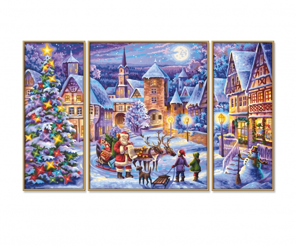 White Christmas - painting by numbers