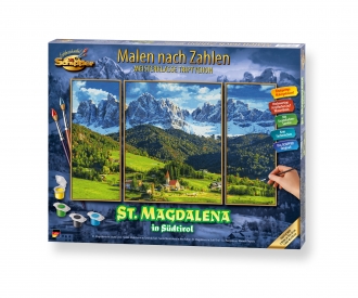 Malen nach Zahlen Schipper 60760 Magdalena in Südtirol 50x80 cm NEU St 