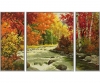 Ruisseau en automne - peinture par numéros