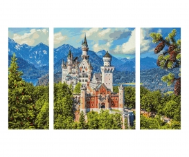 Schloss Neuschwanstein Malen nach Zahlen