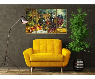 Nature morte avec raisin - peinture par numéros