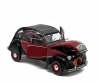 1:18 Citroën 2CV6 Charleston, darkred/black